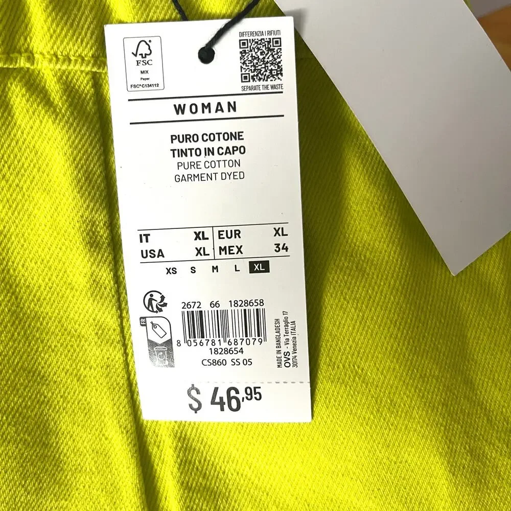 Piombo Neon Mini Skirt XL